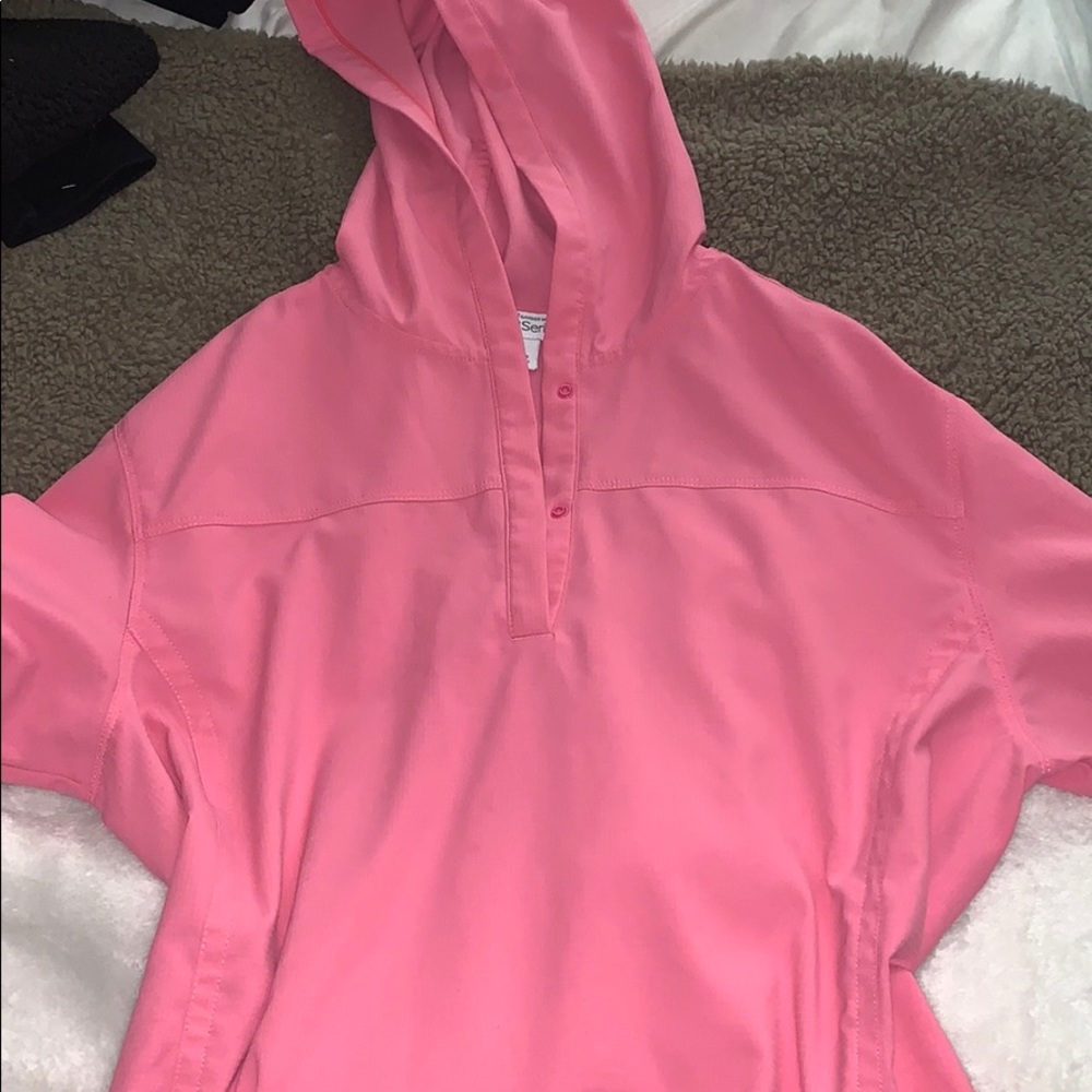 Pink Rain coat pullover
